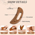 Mozeat Lens Wooden Cellulite Massager, Body Guasha Tool Lymphatic Drainage Massager Muscle Scraper Back Massage Tool