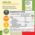 Halal Fish Oil Softgels 100 Ct, Standard Strength - Halal Omega 3 Fish Oil Supplements. Wild Caught, Non-GMO & Purified Fish Oil - Halal Vitamins