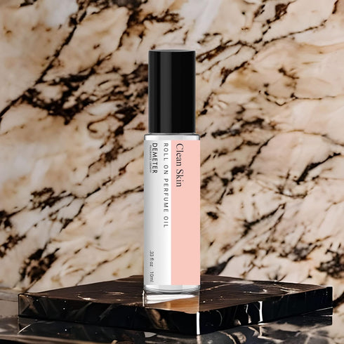 DEMETER Clean Skin Roll On Perfume Oil, 0.33 Oz, Long-Lasting