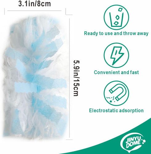 Disposable Dusters Refills, Heavy Duty, Designed for Swiffer Dusters, 30 Unscented Dusters