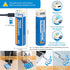 Henreepow 1.5V AA Lithium Rechargeable Batteries, High Capacity 2600mWh (1700mAh) with 4 in 1 USB Charging Cable (4