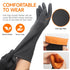 Thick Rubber Cleaning Gloves, 3 Pairs Black Extra Large Non-Slip Kitchen Gloves for Dishwashing