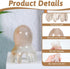 LXUEJIE 2Pcs 8 Scalp Massage Tools, Head Massager Comb, Point Massage Comb Manual Acupressure Tool with Flexible Nodes