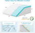 Cozymaker Cooling Gel Memory Foam Wedge Pillows for After Surgery, Adjustable Leg Elevation for Swelling, Pain Relief