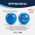 Set (2 OPTP Mini Balls - Vinyl Air-Filled Self-Massage Ball Piece) for Hand and Foot Therapy- Small Therapy Balls