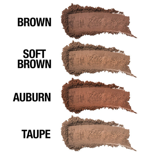 Palladio Brow Powder, Auburn, Soft and Natural Eyebrow Powder with Jojoba Oil & Shea Butter
