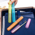 Hedume 35 Pieces Travel Toothbrush Case - Portable Plastic Dust-proof Holder in 7 Colors for Travel & Camping