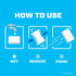 Pack 12 Count Mr. Clean Magic Eraser Variety (with Bath, Kitchen, and Extra Durable Cleaning Pads), Bathroom, Shower