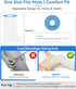Zolife Cast Covers for Shower Leg Adult Waterproof Full Leg Protector Shower Bandage Wound Showering for Broken Knee