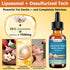 JUIWEFKK 500mg, 15:1 Immune Aged Garlic Extract Liquid Drop Extract Odorless Organic Garlic Supplement for Heart