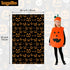 Ymsone 36 56 inches (1 Halloween Extra Large Gift Bags Jumbo - Spooky Gift Bag for Big Presents - Black and Orange