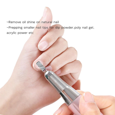Small Mandrel Bit, Green 3.1mm Mini Bit for Sanding Band Files, Stainless Steel Sanders Drill Tool