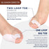 Bunion Corrector with Splint, Effective Orthopedic Toe Separators for Women & Men, Pain Relief for Hallux Valgus (Black)