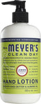 MRS. MEYER'S CLEAN DAY Hand Lotion for Dry Hands, Non-Greasy Moisturizer Made with Essential Oils, Lemon Verbena, 12 oz