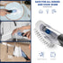 RIMAY Soap Dispensing Dish Brush, Dish Scrubber with Soap Dispenser, Dish Soap Brush, Dish Wand with Soap Dispenser