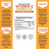 Vitamin C Complex Supplement - 1000mg Capsules with Rose HIPS, Zinc, Citrus Bioflavonoids - 120 Count