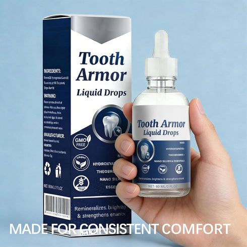 WOJJ 60ml (2) Enamel Support Liquid Drops: Daily Oral Care Solution with Transparent Formula to Support Tooth and Gum