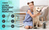 Clean Air Freshener and Odor Eliminator. Travel Size Electric Fragrance Diffuser Removes Pet, Smoke and Other Odors. Smart-Touch USB Charge. Home, Office or Travel. (Jasmine, Black)