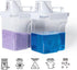Laundry Detergent Container,2Pack -68oz Laundry Detergent Dispenser with 5 labels for Laundry Room, Laundry Scent Beads, Powder,Bleach,Soap,Fabric Softener Storage and Organization. by G2 GO2GETHER