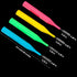 100 Pieces Braces Brush for Cleaner Interdental Brush Toothpick Dental Hygiene Flosser (Light Blue, Pink, Yellow, Light