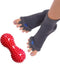 My Happy Feet Charcoal Socks (Large) and Peanut Ball Foot Massager -