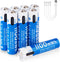 insziii Rechargeable AAA Lithium Batteries 8 Pack, USB C 1.5V 1100mWh High Capacity