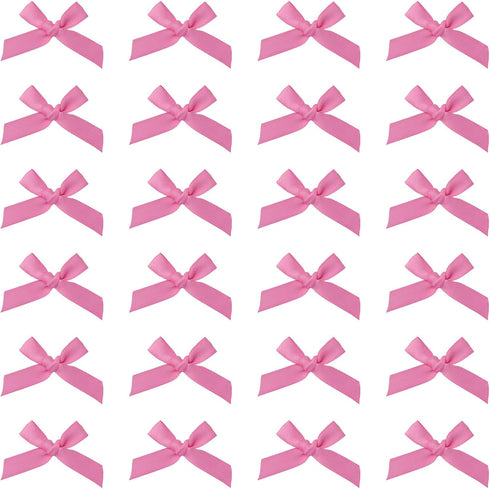 Sowaka 50 Pcs Mini Satin Bowknot Ribbon Bows, Flower Supplies for Gift Wrapping and DIY Crafting Projects