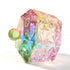 KADS 6Pcs Mini Colorized Glaze Nail Art Dappen Dish, Hexagon Crystal with Cap