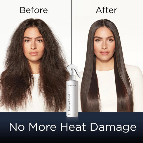 MOEHAIR Heat Protection Spray for Hair (8 Fl Oz) | Natural Oil-rich Ingredients | Strong, Shiny, Anti-frizz Hair