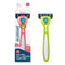 Preserve Shave 5 Blade Refillable Razor, Key Lime, Made from Recycled Materials