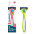 Preserve Shave 5 Blade Refillable Razor, Key Lime, Made from Recycled Materials