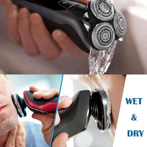 SH60/72 Replacement Head for Philips S6000 Razors, Compatible with Norelco Series 6000 Shaver, SH60 Shaving Head