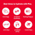 Packets 10 Pirq Hydration - Fruit Punch - Hydration Powder | Electrolyte Drink Mix | Curcumin | B Vitamins | Zero Sugar