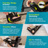 BraceAbility Adjustable Sleeping Stretch Boot - Night Foot Splint for Plantar Fasciitis, Achilles Tendonitis, Medium