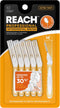 Reach Interdental Brush Cleaners, Extra Tight, 10 Count, Sensitive Gum Protection, Plaque Remover for Adults & Kids