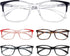 Eyekepper 5 Pack Reading Glasses for Women - Large Frame Readers Men +2.25
