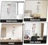 Hair Dryer Holder Wall Mounted, Hair Tools Organizer, Bathroom Space-Saving Blow Dryer Organizer Curling Irons Storage