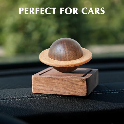 Planet Wooden Essential Oil Diffuser - Walnut Aroma Therapy for Home, Office, Car, Yoga Hall and SPA - Passive Diffuser