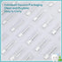 200 Pieces Baby Tongue Cleaner, Disposable Infant Oral Cleaner with Finger Toothbrush for Dental Care