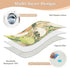 miaozhen Summer 52" 34" Cartoon Quail Bird Group Green Bed Underpads Waterproof Washable Bed Wetting Pad Changing Bed