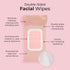 MCoBeauty Everyday Face Wipes 25 Pack, Double Sided, Travel-Friendly with Vitamin C, Aloe Vera, Vegan