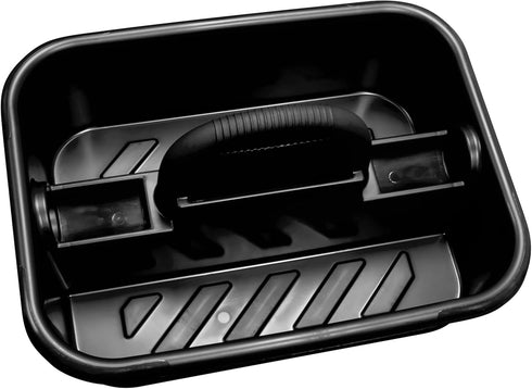 Akro-Mils 09185 Plastic Tote Tool & Supply Cleaning Caddy with Handle, 18-3/8-Inch x 13-7/8-Inch x 9-Inch, Black by Akro-Mils
