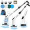 Electric Spin Scrubber for Cleaning - Upgraded Cordless Cleaning Brush Scrubber -