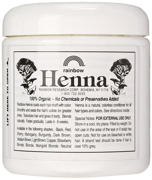 Rainbow Research Henna Hair Color and Conditioner, Persian Marigold Blonde/Golden Blonde, 4 Ounce