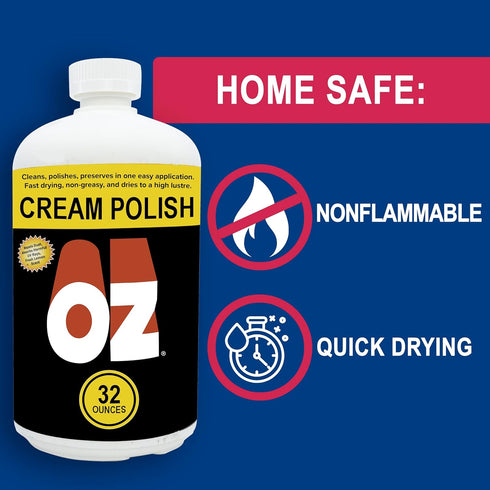 OZ Cream Polish, M860-0006, 1 Quart