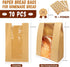 WNSIRVY 70 Pack 75 (13.7x8.2x3.5 Inches, Large Bread Bags for Homemade Sourdough Bread - Kraft Paper Storage Bakery