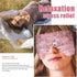 Set Gemshan Rose Quartz Eye Mask & Massage Roller Ball