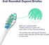 Gypoirul 4100 5100 6100 9023 10 Pack, Toothbrush Replacement Heads Compatible with Philips Sonicare Replacement Heads