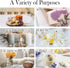 Pure Essential Oil Set - 20 Pcs for Oil Diffuser, Candle Making, Home, Skin Care, Aromatherapy - Tea Tree, Lavender,