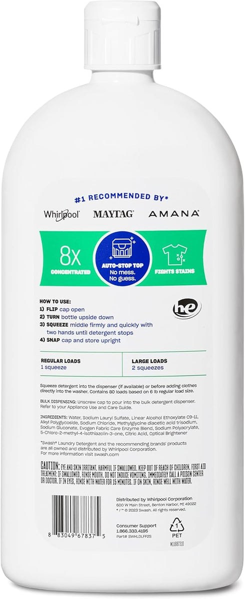 Swash Ultra-Concentrated Liquid Laundry Detergent | Smells Like Nothing